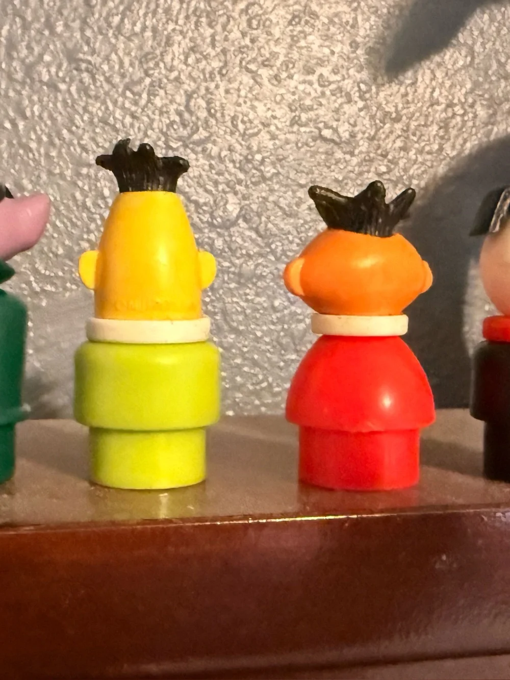 Vintage Little People Bert Ernie Count Dracula & Lucky 1970’s VTG Lot